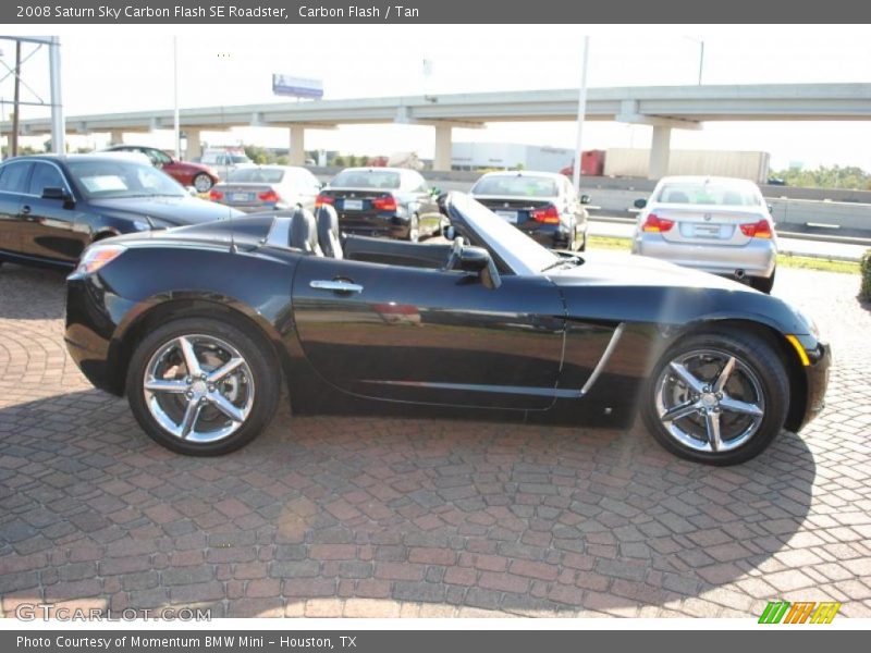 Carbon Flash / Tan 2008 Saturn Sky Carbon Flash SE Roadster