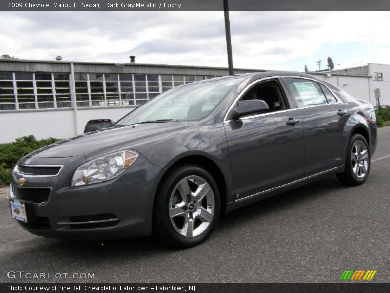 Dark Gray Metallic / Ebony 2009 Chevrolet Malibu LT Sedan