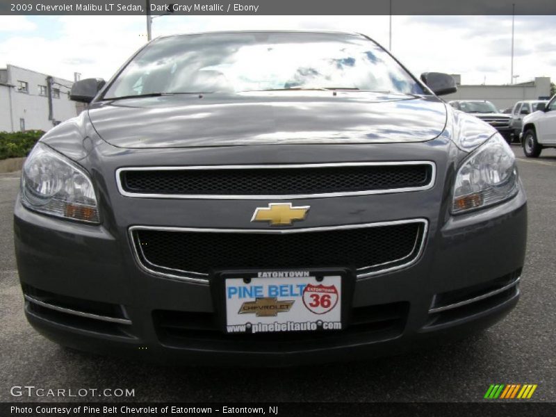 Dark Gray Metallic / Ebony 2009 Chevrolet Malibu LT Sedan