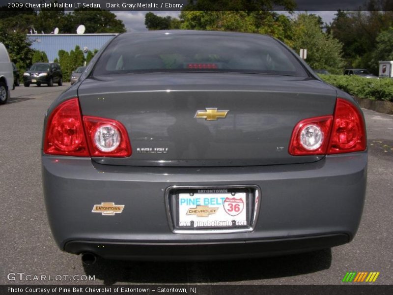 Dark Gray Metallic / Ebony 2009 Chevrolet Malibu LT Sedan