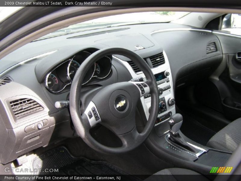 Dark Gray Metallic / Ebony 2009 Chevrolet Malibu LT Sedan