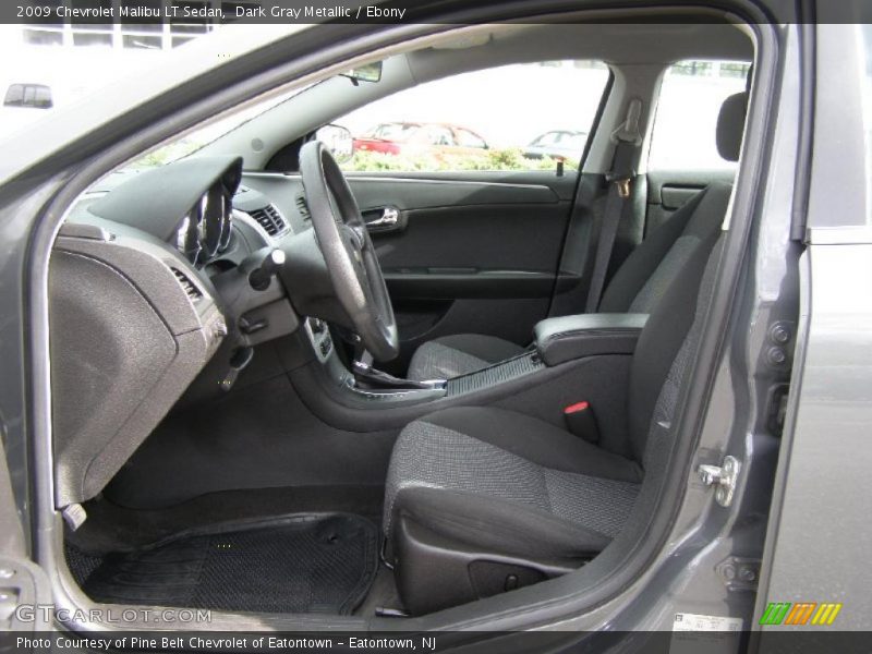 Dark Gray Metallic / Ebony 2009 Chevrolet Malibu LT Sedan