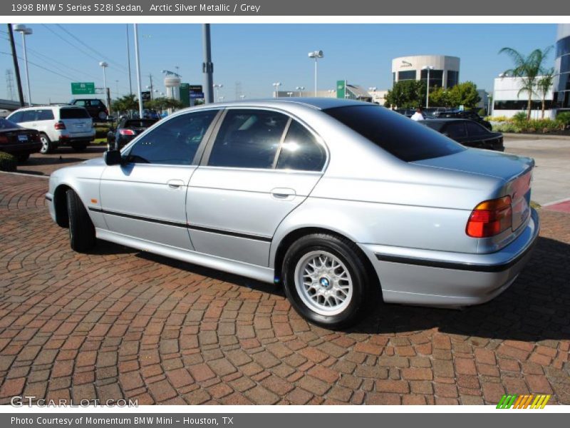Arctic Silver Metallic / Grey 1998 BMW 5 Series 528i Sedan