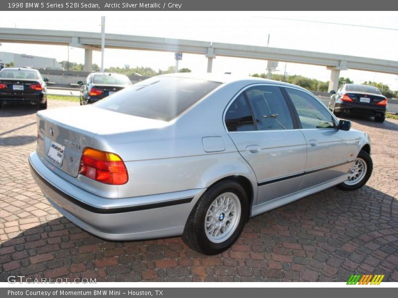 Arctic Silver Metallic / Grey 1998 BMW 5 Series 528i Sedan