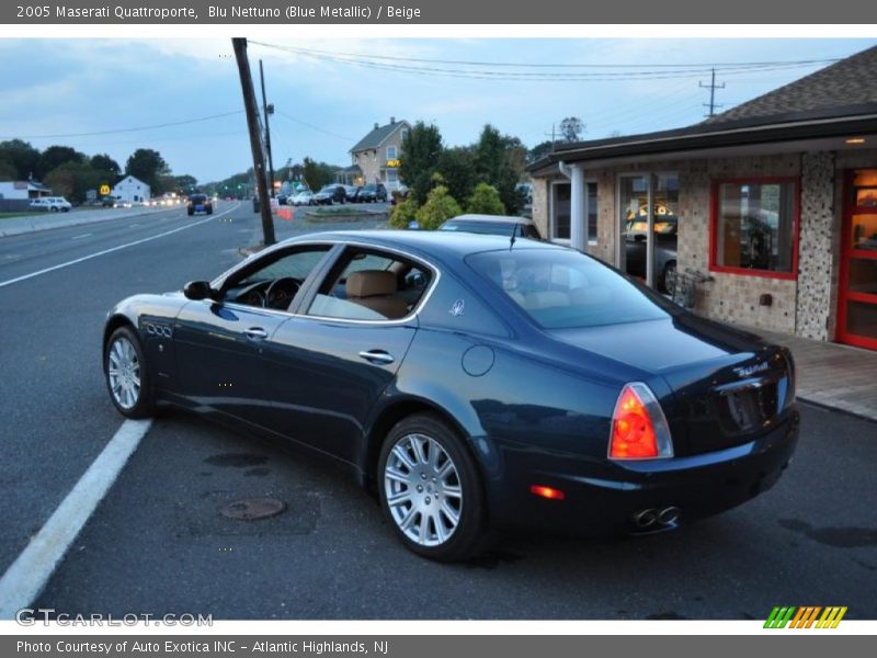 Blu Nettuno (Blue Metallic) / Beige 2005 Maserati Quattroporte