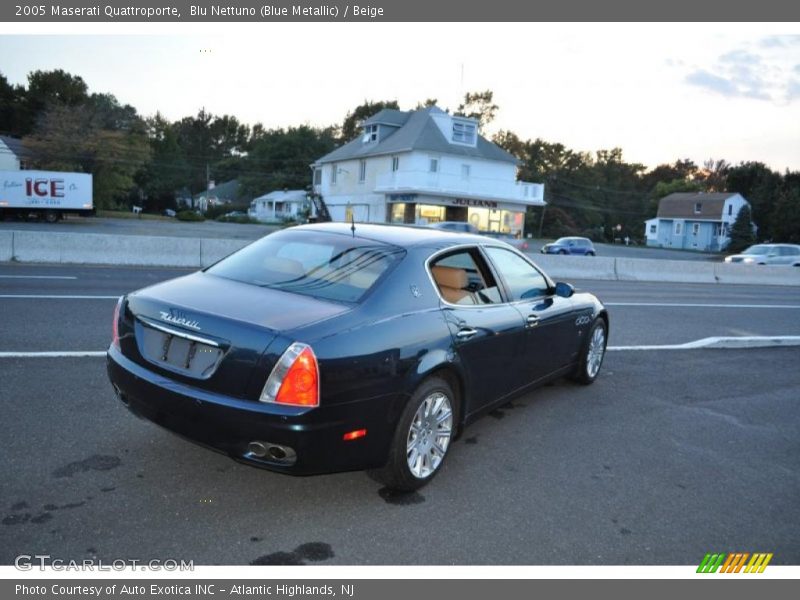 Blu Nettuno (Blue Metallic) / Beige 2005 Maserati Quattroporte