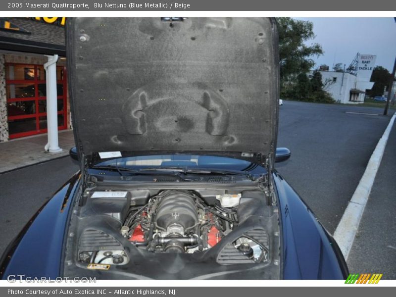 Blu Nettuno (Blue Metallic) / Beige 2005 Maserati Quattroporte