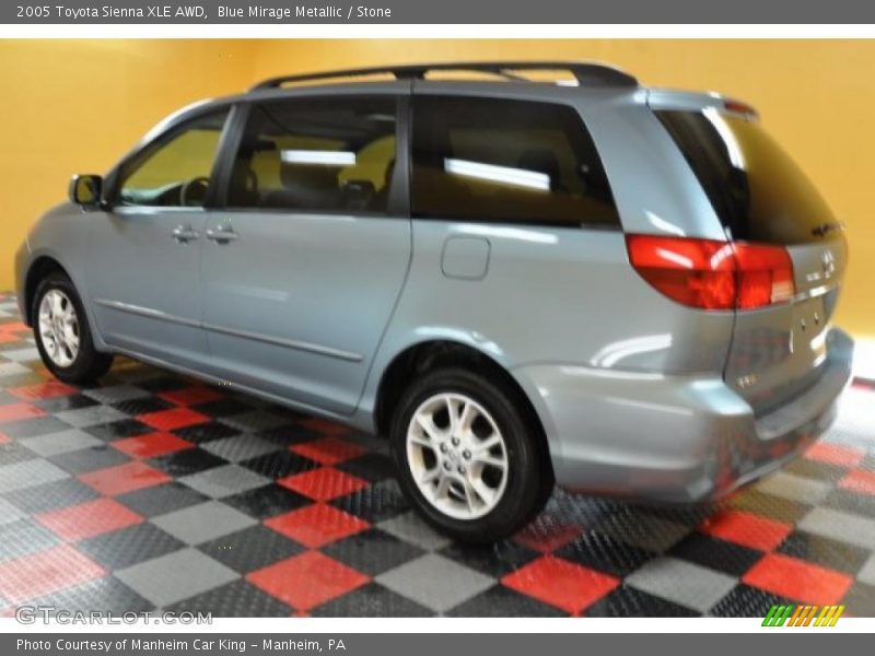 Blue Mirage Metallic / Stone 2005 Toyota Sienna XLE AWD