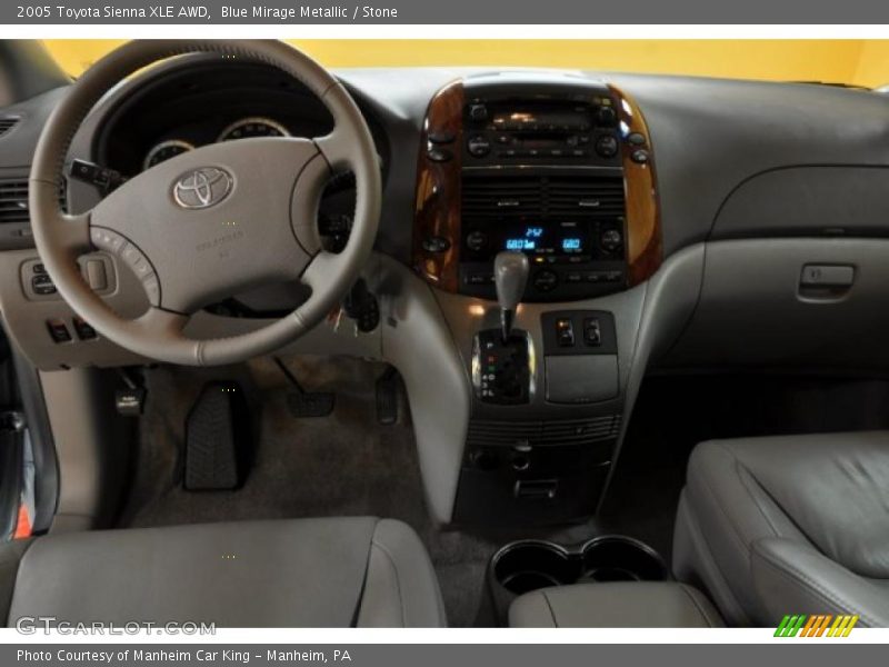 Blue Mirage Metallic / Stone 2005 Toyota Sienna XLE AWD