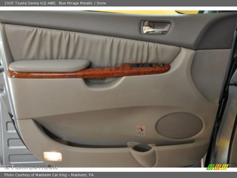 Blue Mirage Metallic / Stone 2005 Toyota Sienna XLE AWD