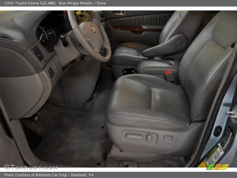 Blue Mirage Metallic / Stone 2005 Toyota Sienna XLE AWD