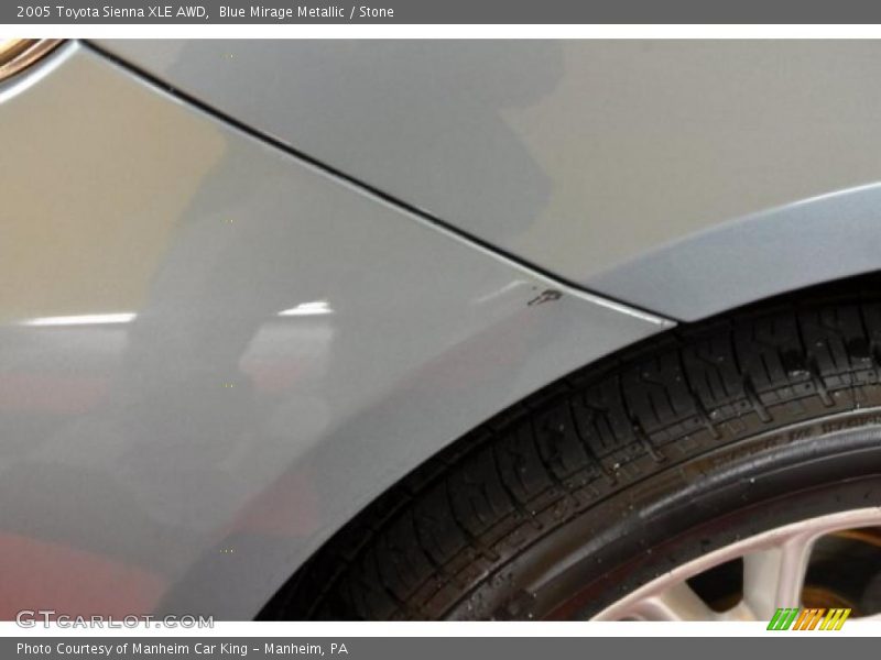 Blue Mirage Metallic / Stone 2005 Toyota Sienna XLE AWD