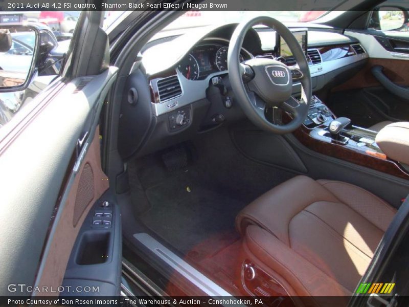  2011 A8 4.2 FSI quattro Nougat Brown Interior