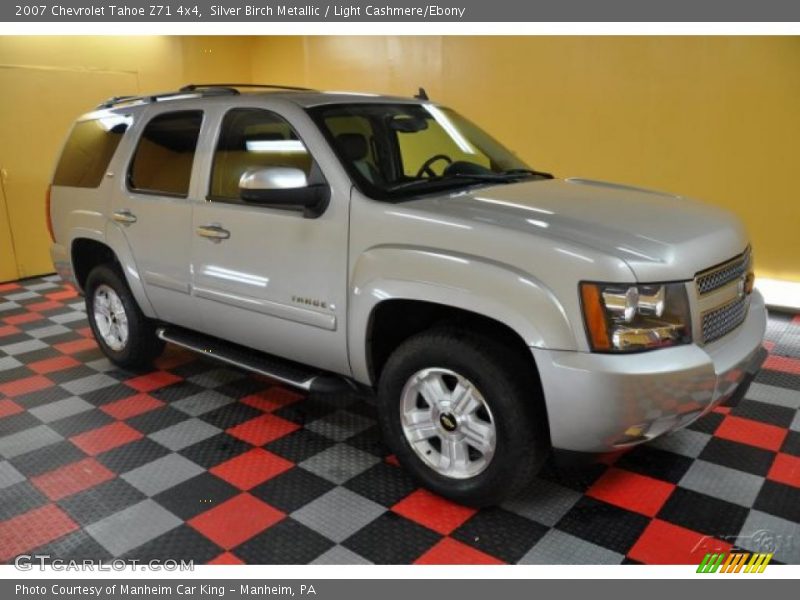 Silver Birch Metallic / Light Cashmere/Ebony 2007 Chevrolet Tahoe Z71 4x4
