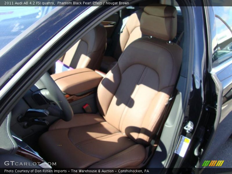  2011 A8 4.2 FSI quattro Nougat Brown Interior