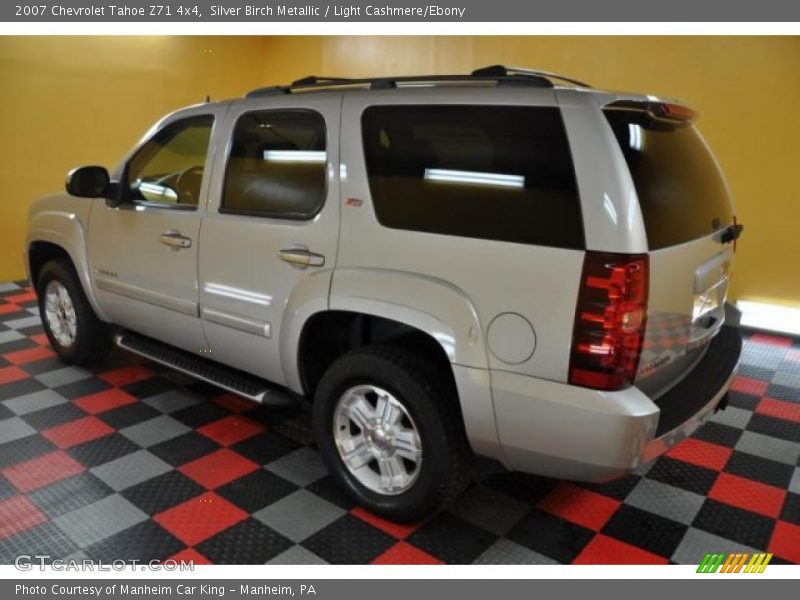 Silver Birch Metallic / Light Cashmere/Ebony 2007 Chevrolet Tahoe Z71 4x4