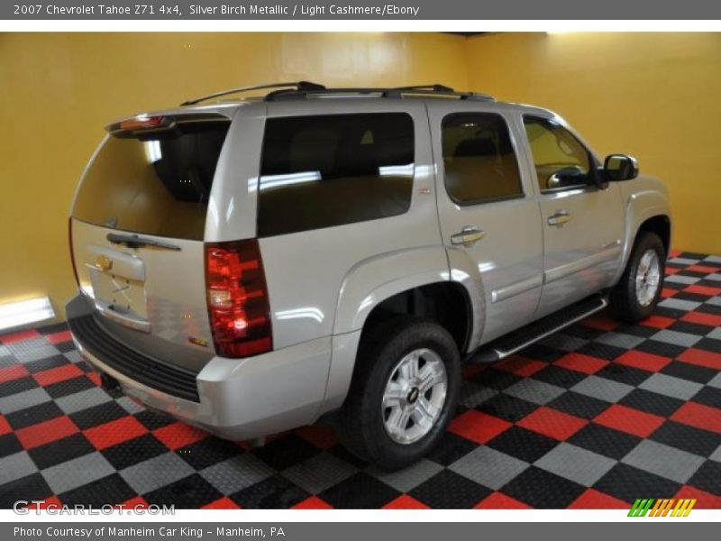 Silver Birch Metallic / Light Cashmere/Ebony 2007 Chevrolet Tahoe Z71 4x4