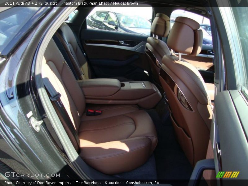 Phantom Black Pearl Effect / Nougat Brown 2011 Audi A8 4.2 FSI quattro