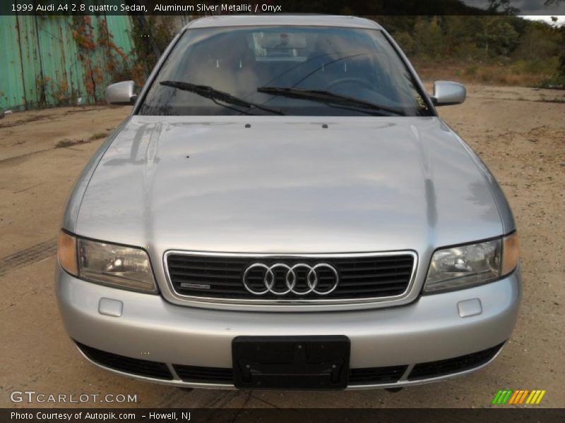 Aluminum Silver Metallic / Onyx 1999 Audi A4 2.8 quattro Sedan