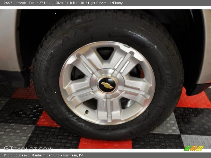 Silver Birch Metallic / Light Cashmere/Ebony 2007 Chevrolet Tahoe Z71 4x4