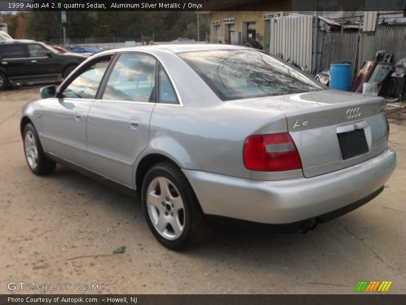 Aluminum Silver Metallic / Onyx 1999 Audi A4 2.8 quattro Sedan