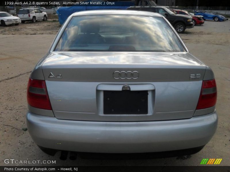 Aluminum Silver Metallic / Onyx 1999 Audi A4 2.8 quattro Sedan