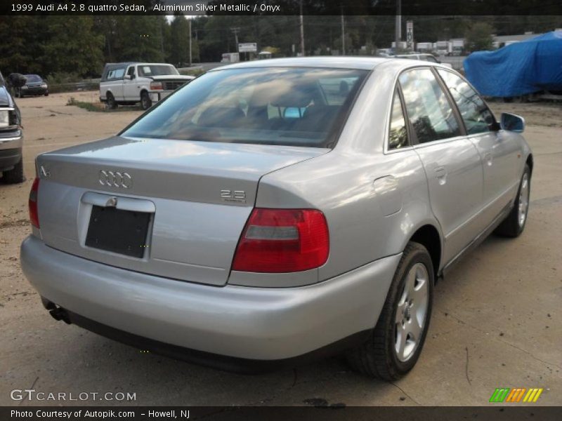 Aluminum Silver Metallic / Onyx 1999 Audi A4 2.8 quattro Sedan