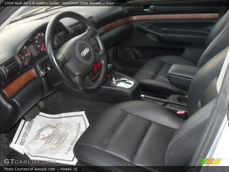  1999 A4 2.8 quattro Sedan Onyx Interior