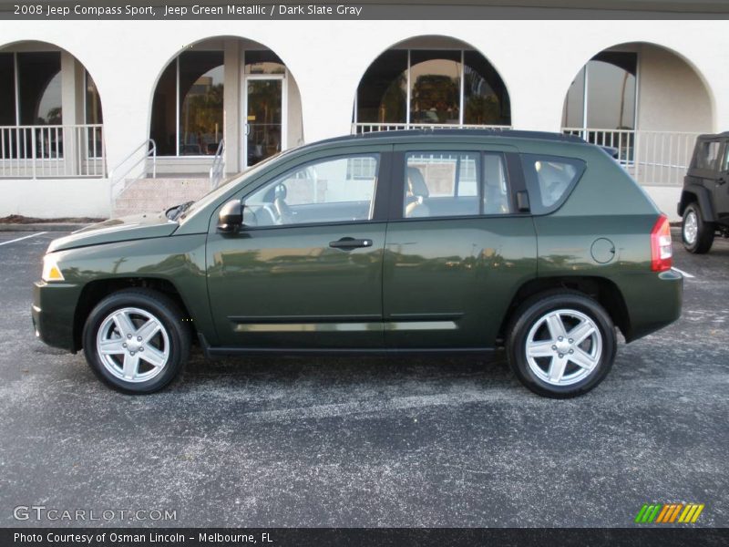 Jeep Green Metallic / Dark Slate Gray 2008 Jeep Compass Sport