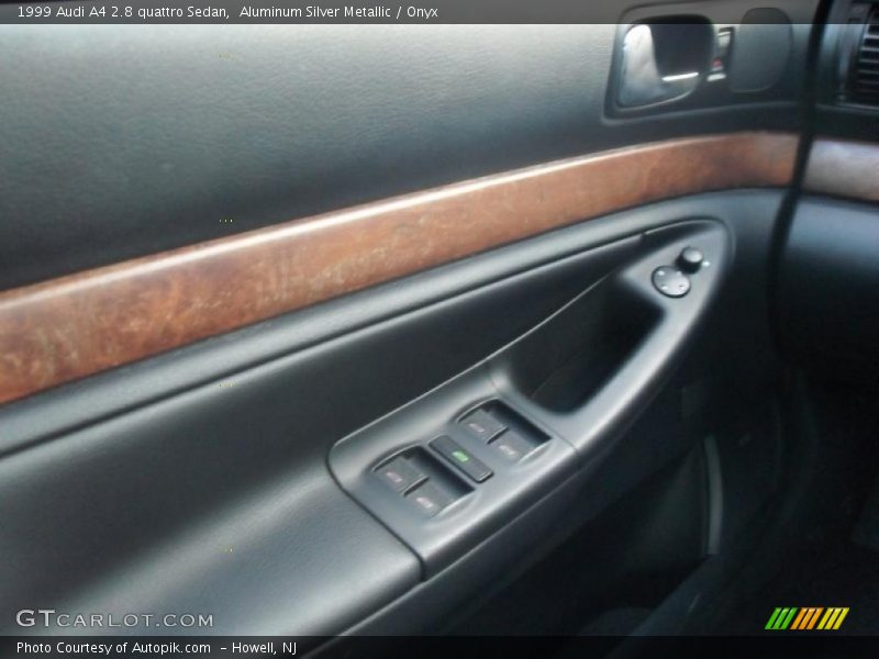 Aluminum Silver Metallic / Onyx 1999 Audi A4 2.8 quattro Sedan