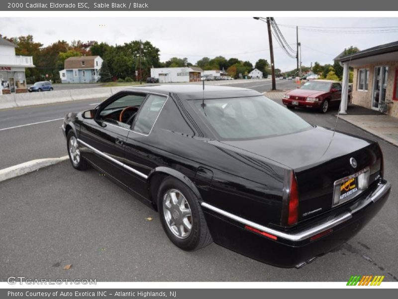 Sable Black / Black 2000 Cadillac Eldorado ESC