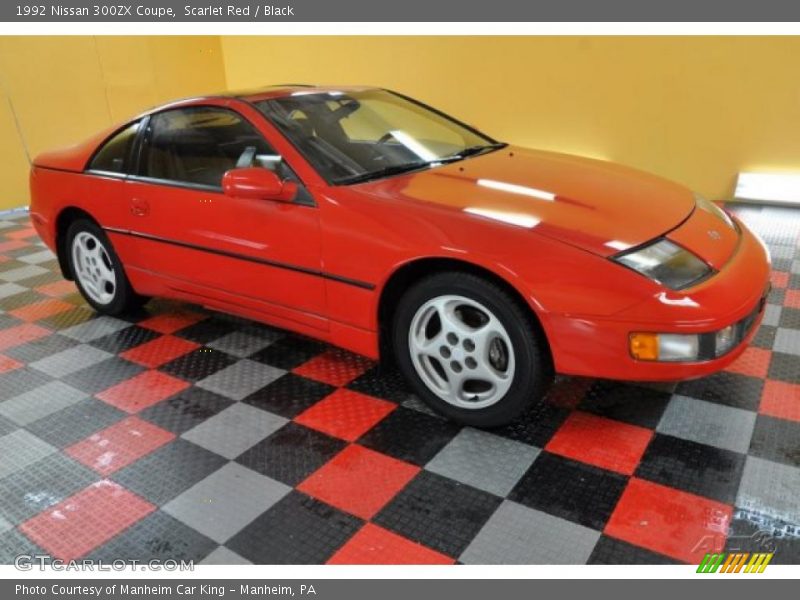 Scarlet Red / Black 1992 Nissan 300ZX Coupe
