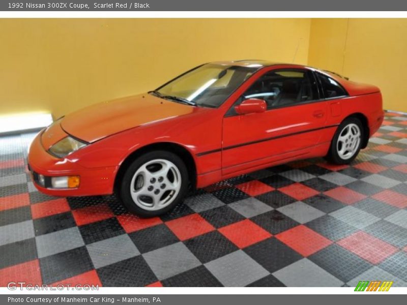 Scarlet Red / Black 1992 Nissan 300ZX Coupe