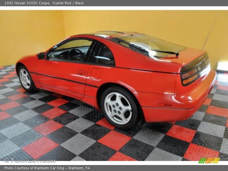 Scarlet Red / Black 1992 Nissan 300ZX Coupe