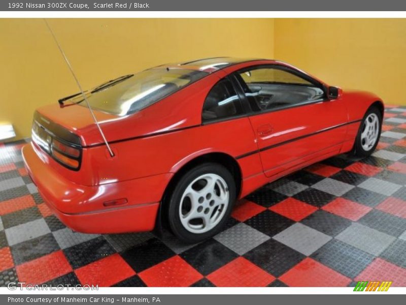 Scarlet Red / Black 1992 Nissan 300ZX Coupe