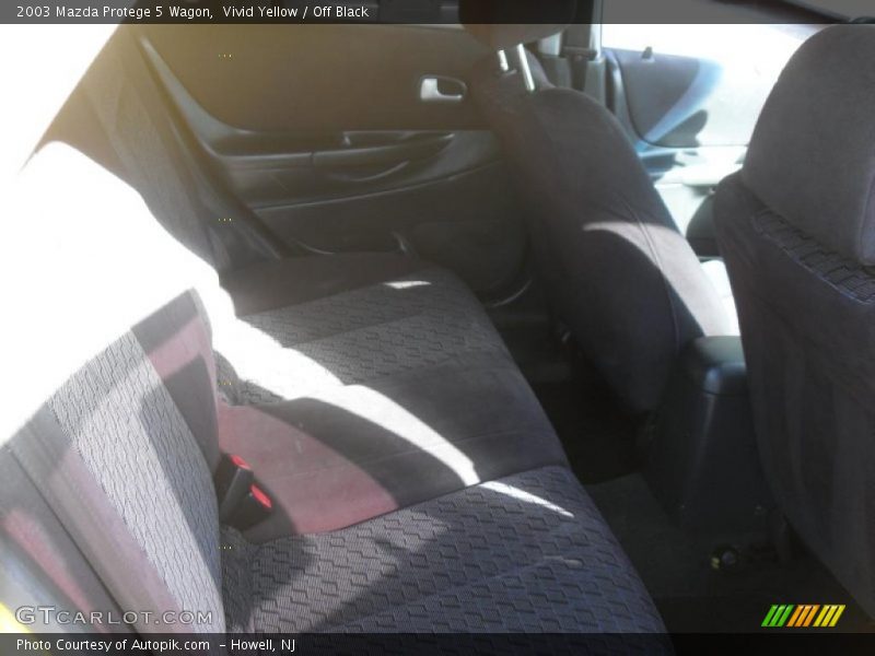 Vivid Yellow / Off Black 2003 Mazda Protege 5 Wagon