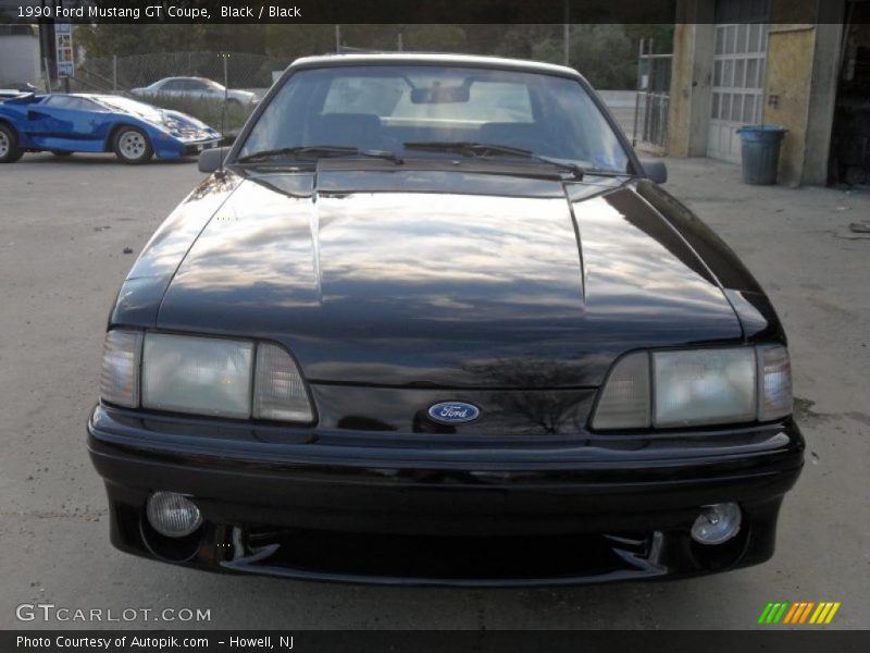 Black / Black 1990 Ford Mustang GT Coupe