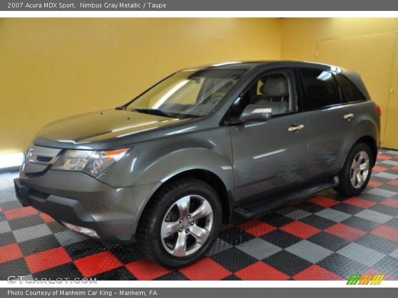 Nimbus Gray Metallic / Taupe 2007 Acura MDX Sport