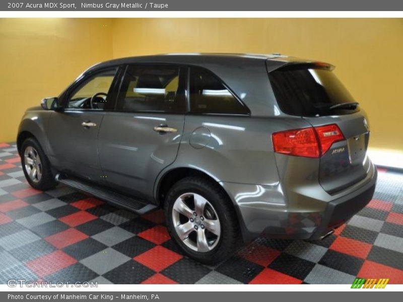 Nimbus Gray Metallic / Taupe 2007 Acura MDX Sport