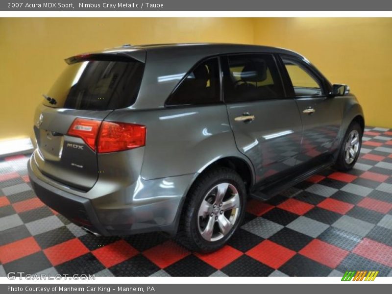 Nimbus Gray Metallic / Taupe 2007 Acura MDX Sport