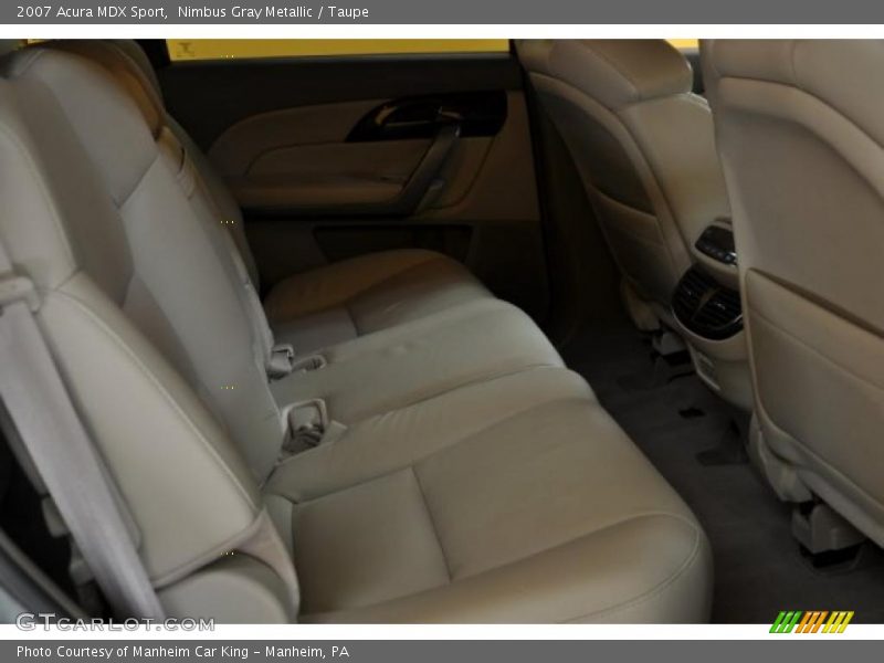 Nimbus Gray Metallic / Taupe 2007 Acura MDX Sport