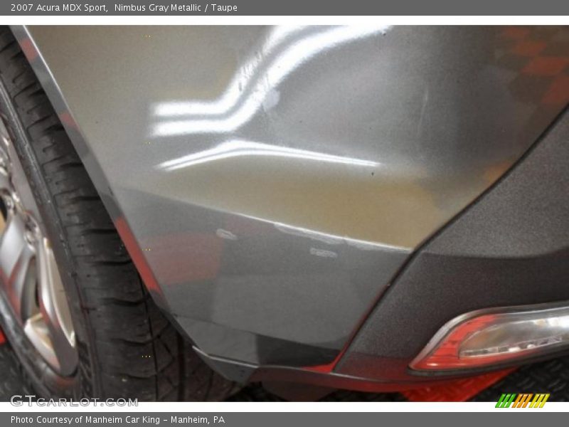 Nimbus Gray Metallic / Taupe 2007 Acura MDX Sport
