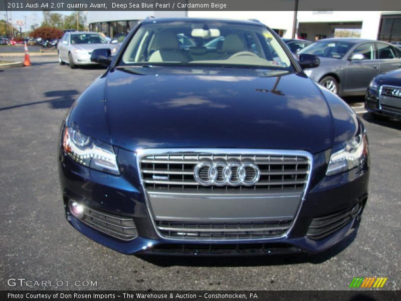 Deep Sea Blue Pearl / Cardamom Beige 2011 Audi A4 2.0T quattro Avant