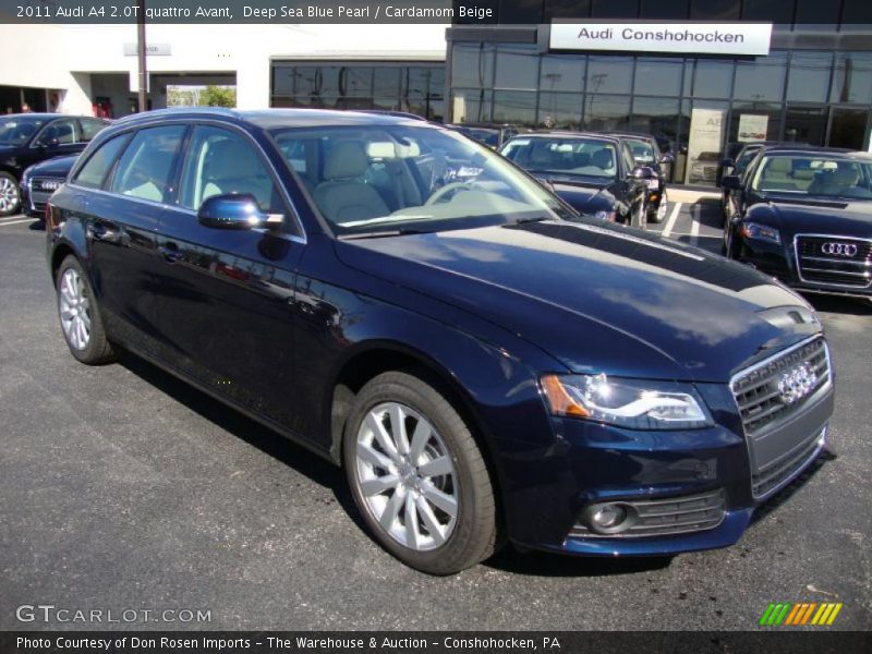 Deep Sea Blue Pearl / Cardamom Beige 2011 Audi A4 2.0T quattro Avant