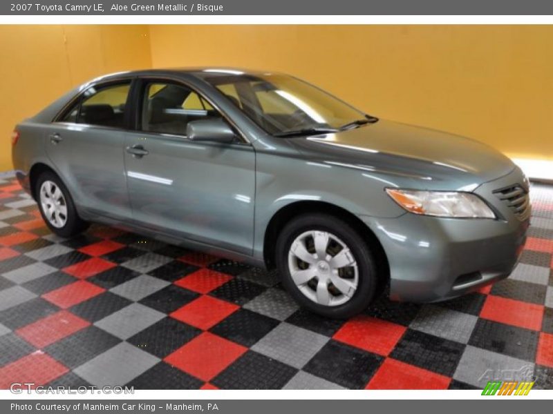 Aloe Green Metallic / Bisque 2007 Toyota Camry LE