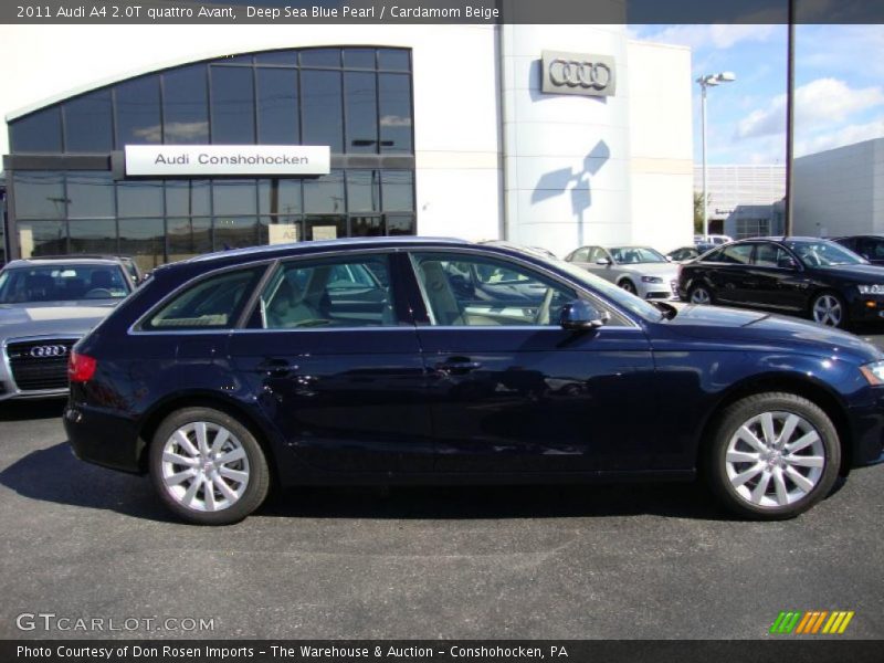 Deep Sea Blue Pearl / Cardamom Beige 2011 Audi A4 2.0T quattro Avant
