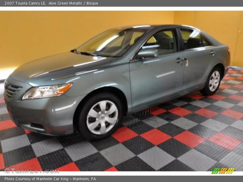 Aloe Green Metallic / Bisque 2007 Toyota Camry LE