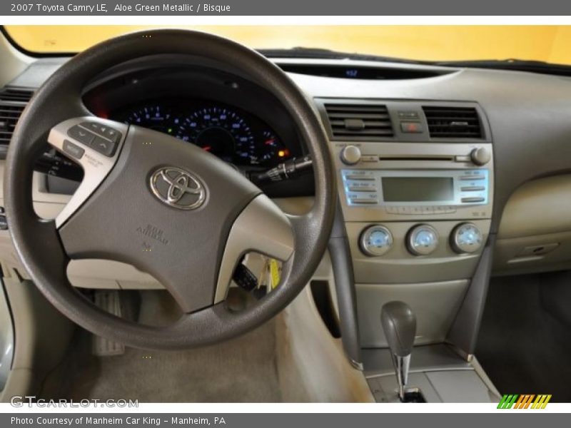 Aloe Green Metallic / Bisque 2007 Toyota Camry LE