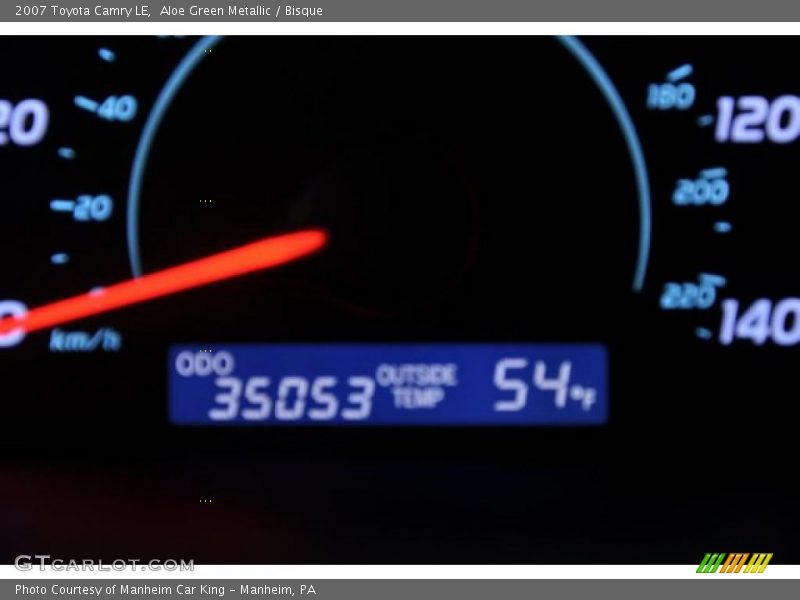 Aloe Green Metallic / Bisque 2007 Toyota Camry LE