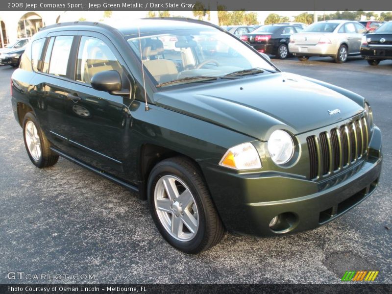 Jeep Green Metallic / Dark Slate Gray 2008 Jeep Compass Sport